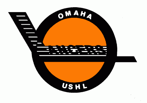 Omaha Lancers 1986 87-2001 02 Primary Logo vinyl decal